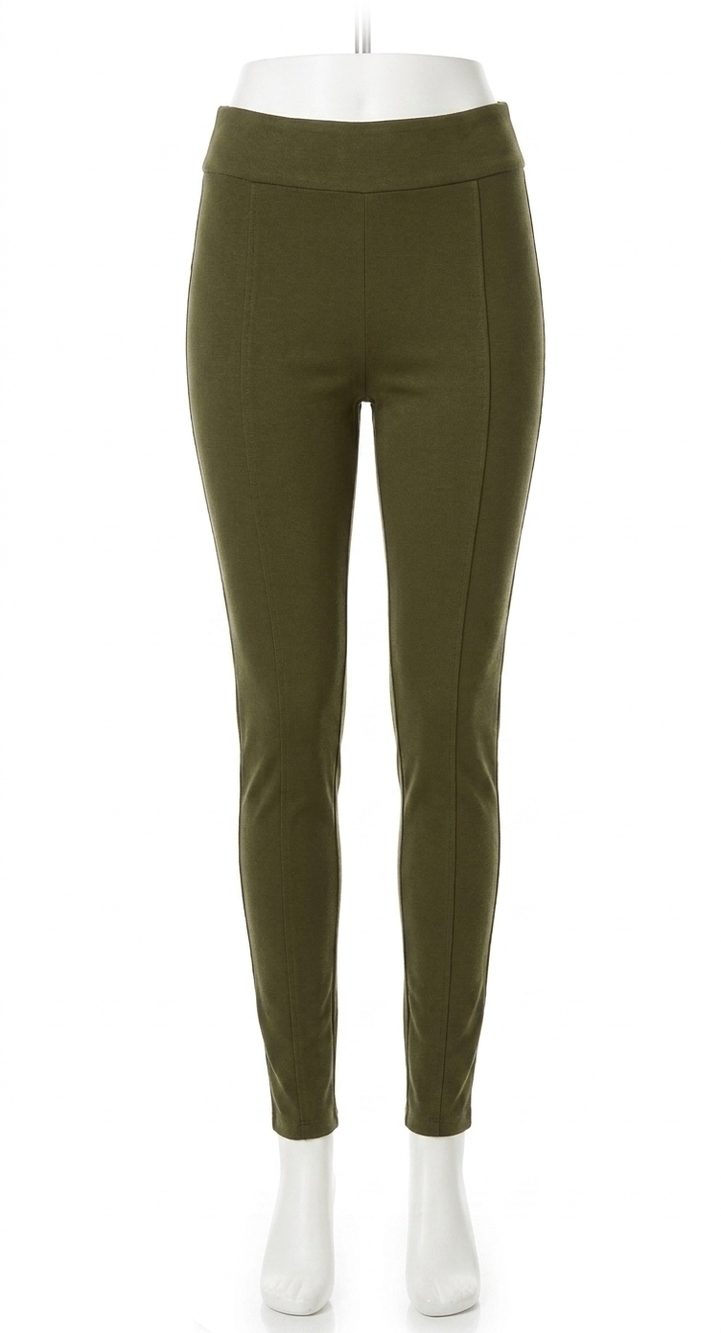 NEW COCO + CARMEN the perfect ponte pant in olive